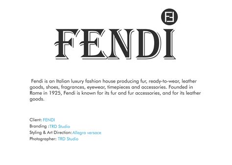 fendi mission statement|fendi brand identity.